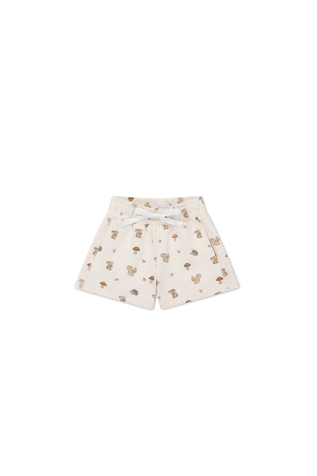 Organic Cotton Jalen Short - Woodland Friends Childrens Short from Jamie Kay USA