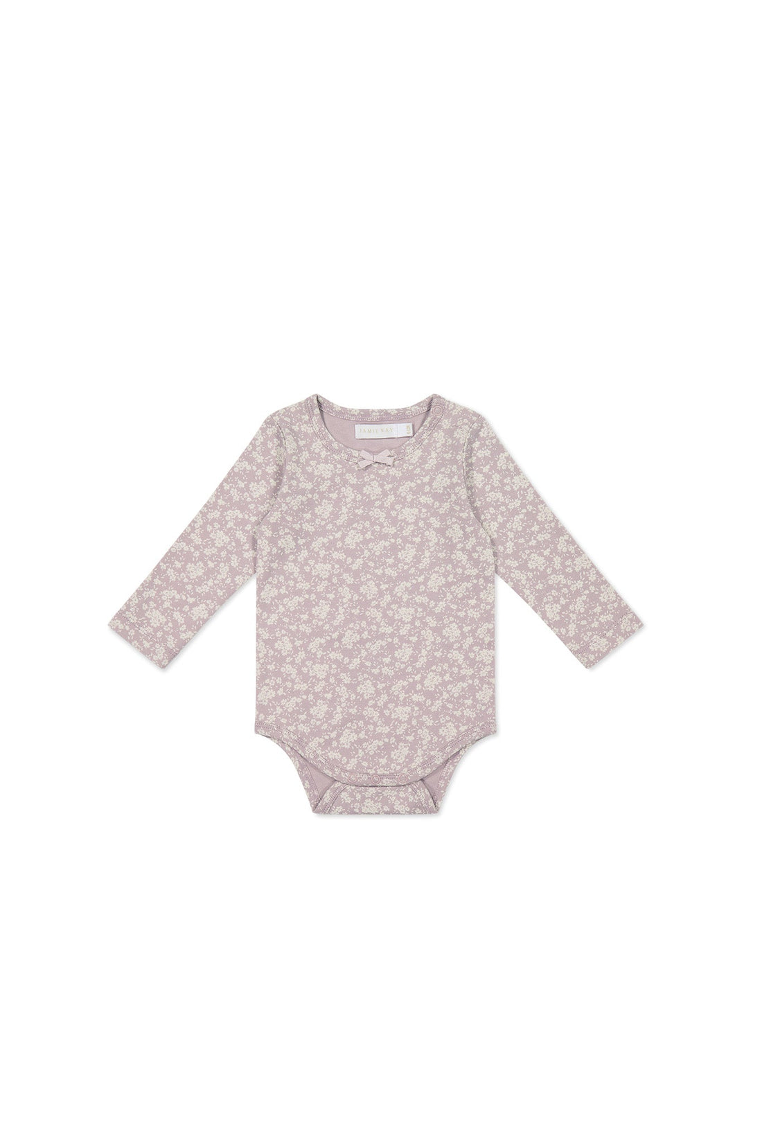 Organic Cotton Long Sleeve Bodysuit - Sadie Luna Childrens Bodysuit from Jamie Kay USA