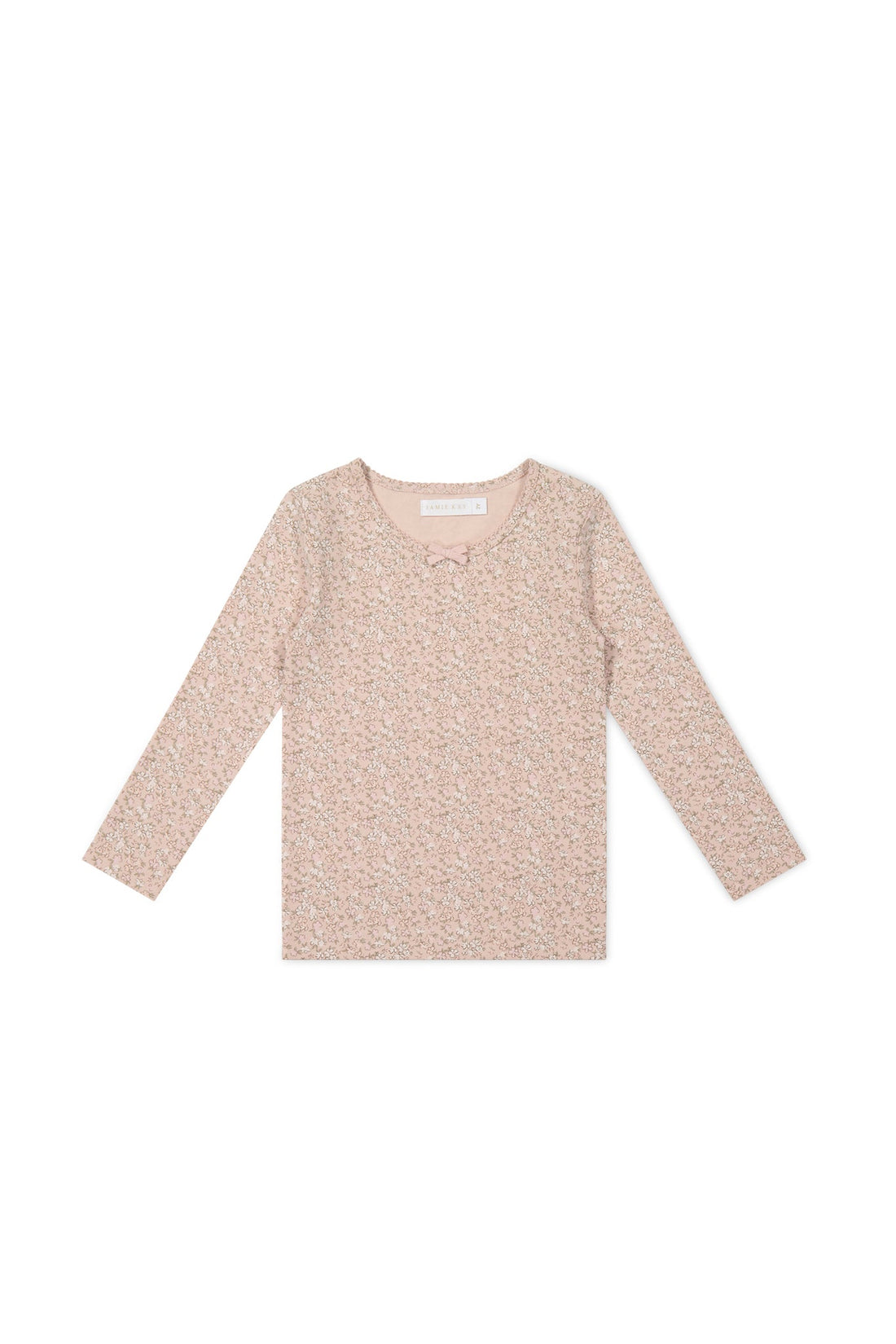 Organic Cotton Long Sleeve Top - Amber Rose Childrens Top from Jamie Kay USA