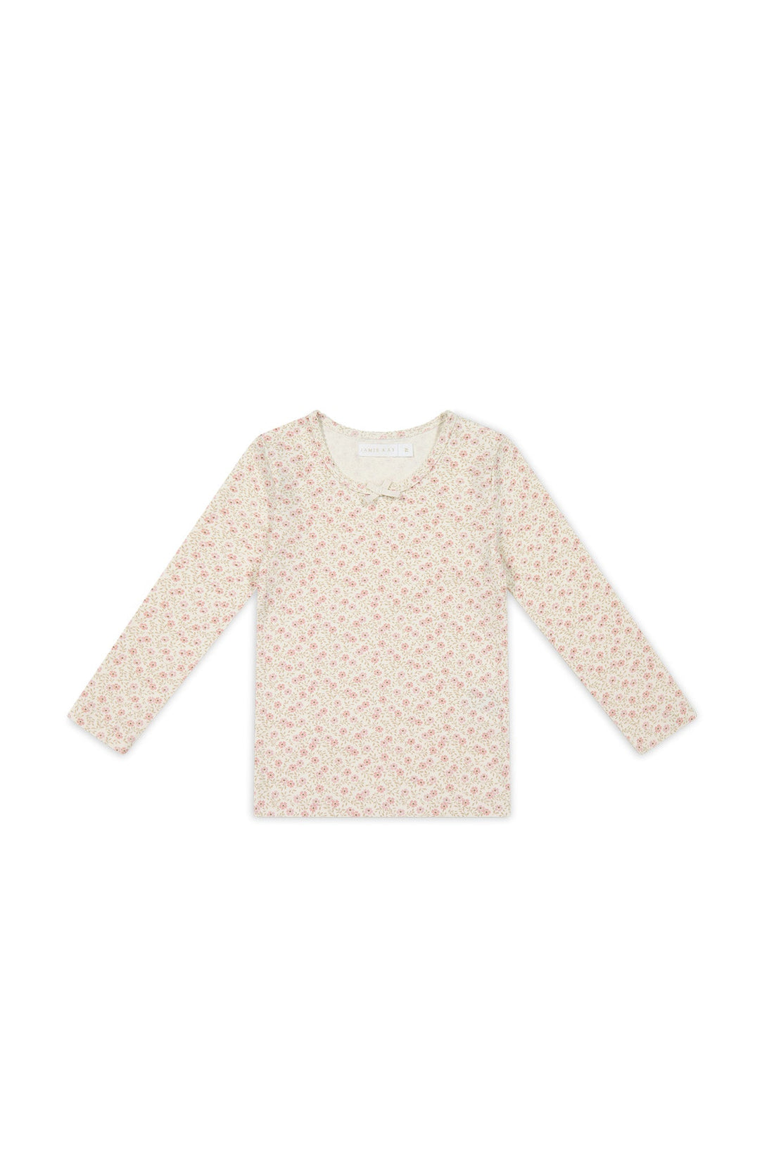 Organic Cotton Long Sleeve Top - Emmy Egret Childrens Top from Jamie Kay USA