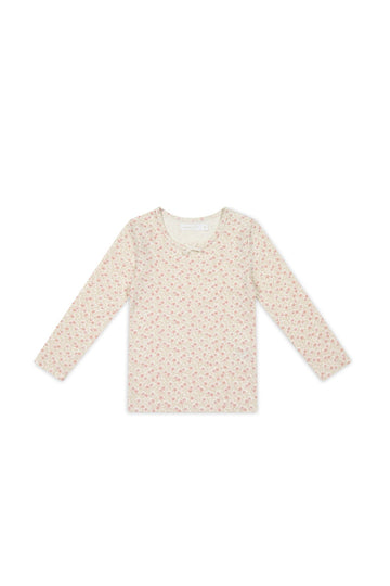 Organic Cotton Long Sleeve Top - Emmy Egret Childrens Top from Jamie Kay USA