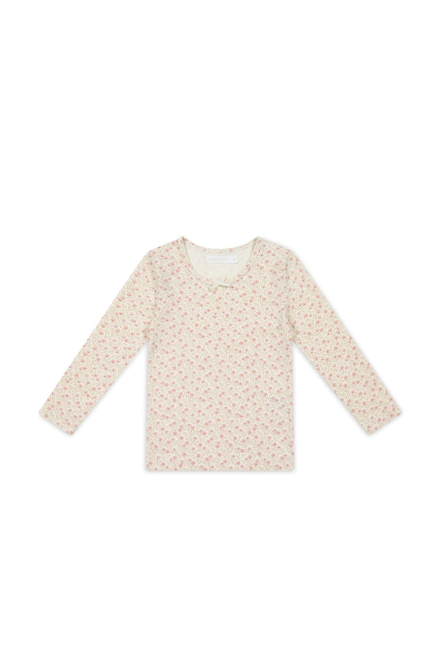 Organic Cotton Long Sleeve Top - Emmy Egret Childrens Top from Jamie Kay USA