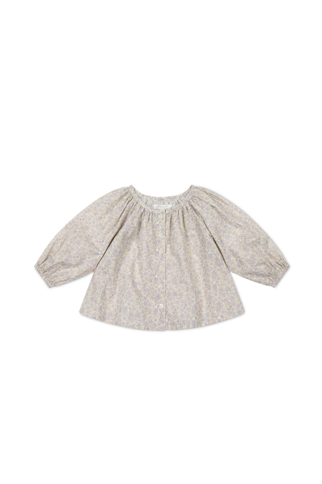 Organic Cotton Martha Top - Chloe Lavender Childrens Top from Jamie Kay USA