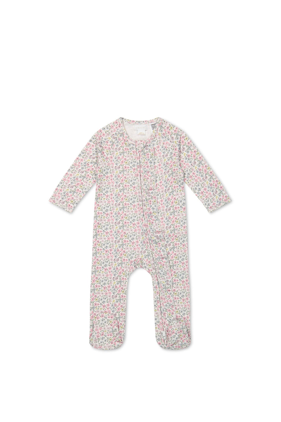 Organic Cotton Melanie Onepiece - Fifi Mini Slightly Pink Childrens Onepiece from Jamie Kay USA