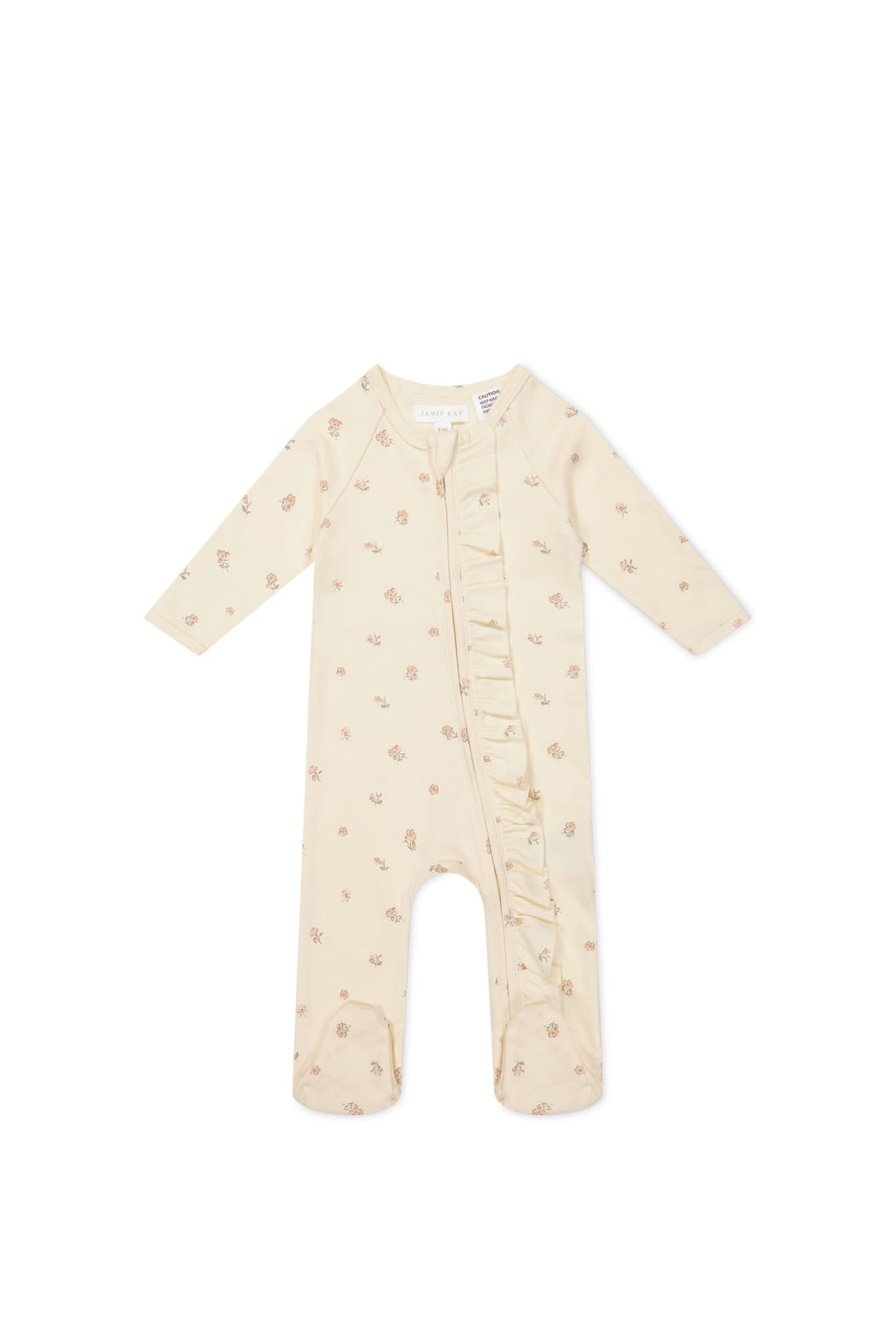 Organic Cotton Melanie Onepiece - Meredith Egret Childrens Onepiece from Jamie Kay USA