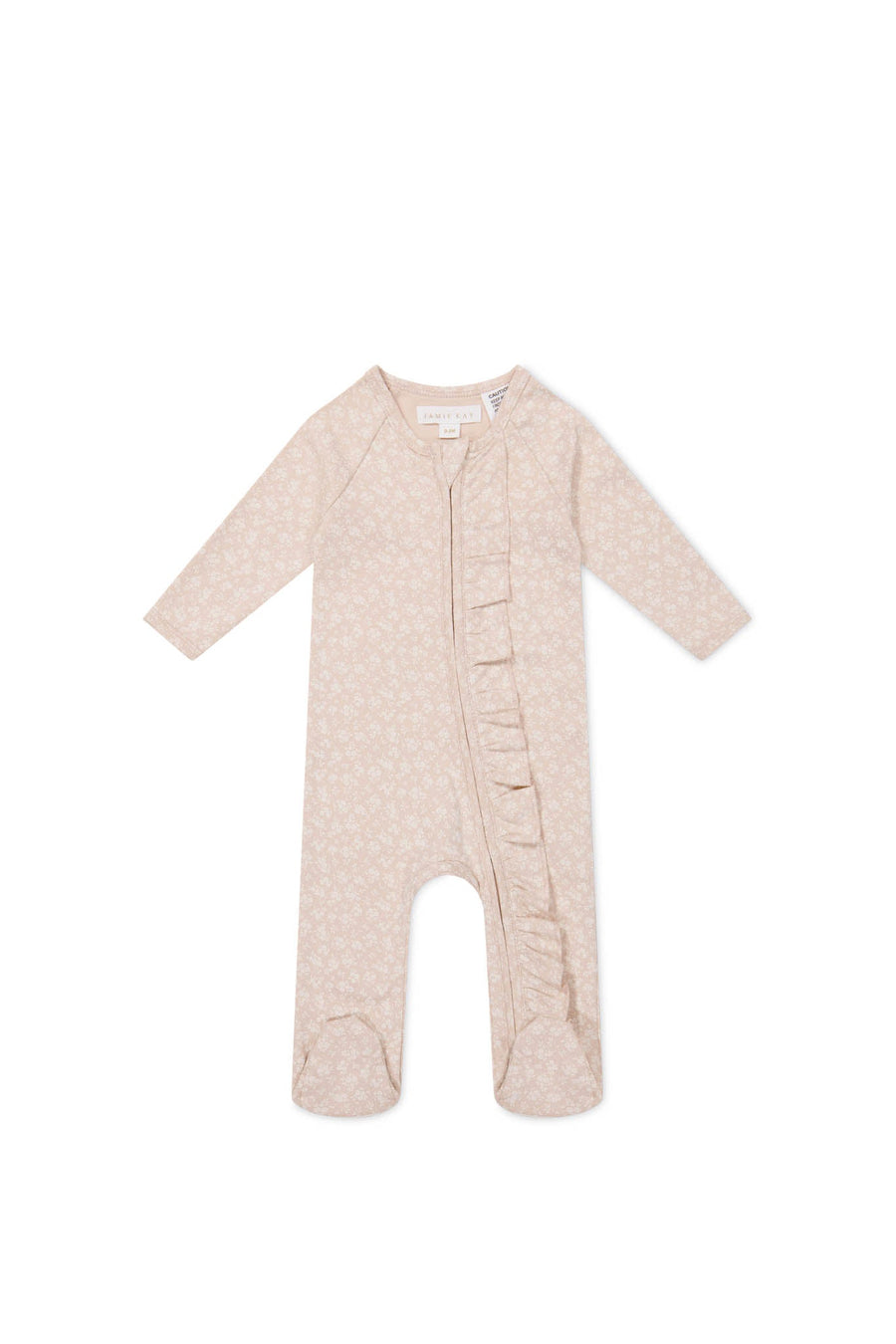 Organic Cotton Melanie Onepiece - Rosalie Field Rose Childrens Onepiece from Jamie Kay USA