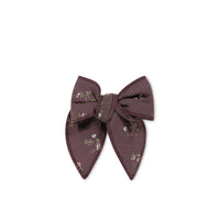 Organic Cotton Modal Bow - Petite Fleur Childrens Bow from Jamie Kay USA