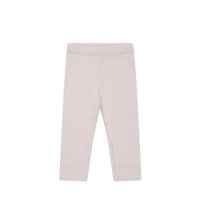 Organic Cotton Modal Everyday Legging - Violet Tint Childrens Legging from Jamie Kay USA