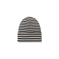 Organic Cotton Modal Lennon Beanie - Narrow Stripe Constellation/Soft Clay Childrens Hat from Jamie Kay USA