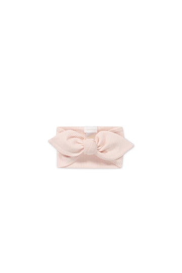 Organic Cotton Modal Lilian Headband - Dainty Pink Childrens Headband from Jamie Kay USA