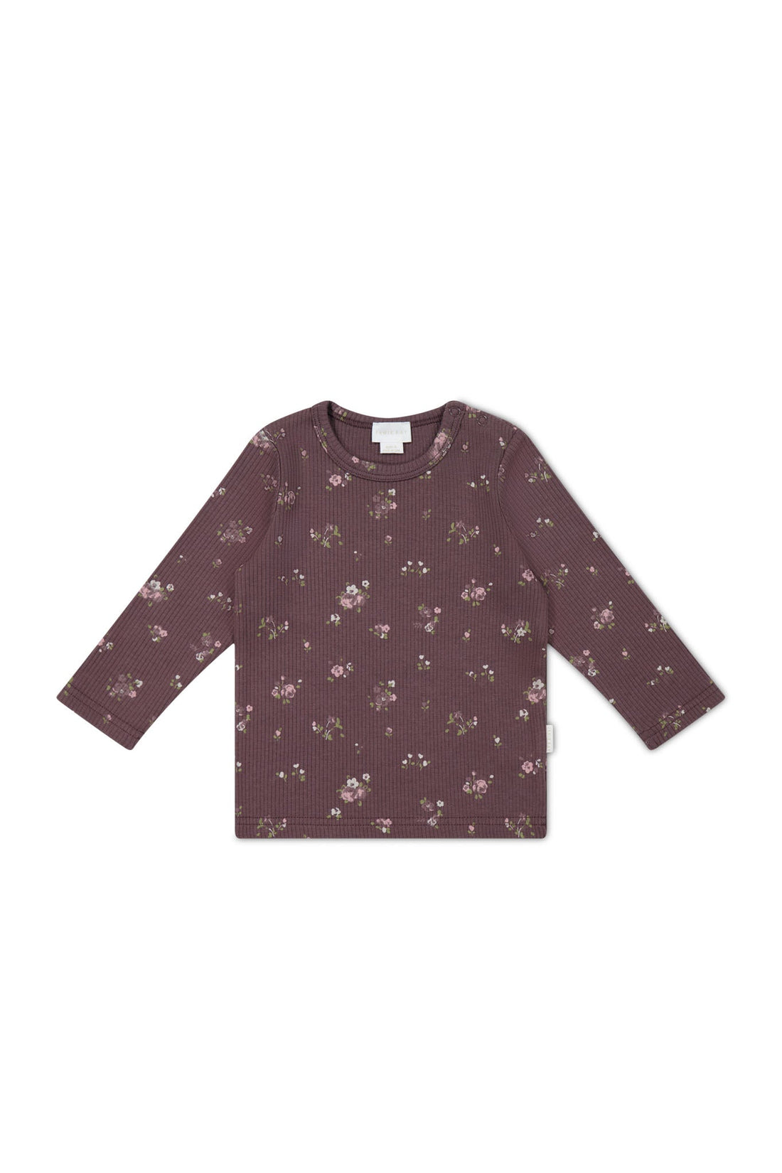 Organic Cotton Modal Long Sleeve Top - Petite Fleur Childrens Top from Jamie Kay USA