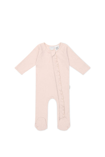 Organic Cotton Modal Melanie Onepiece - Dainty Pink Childrens Onepiece from Jamie Kay USA