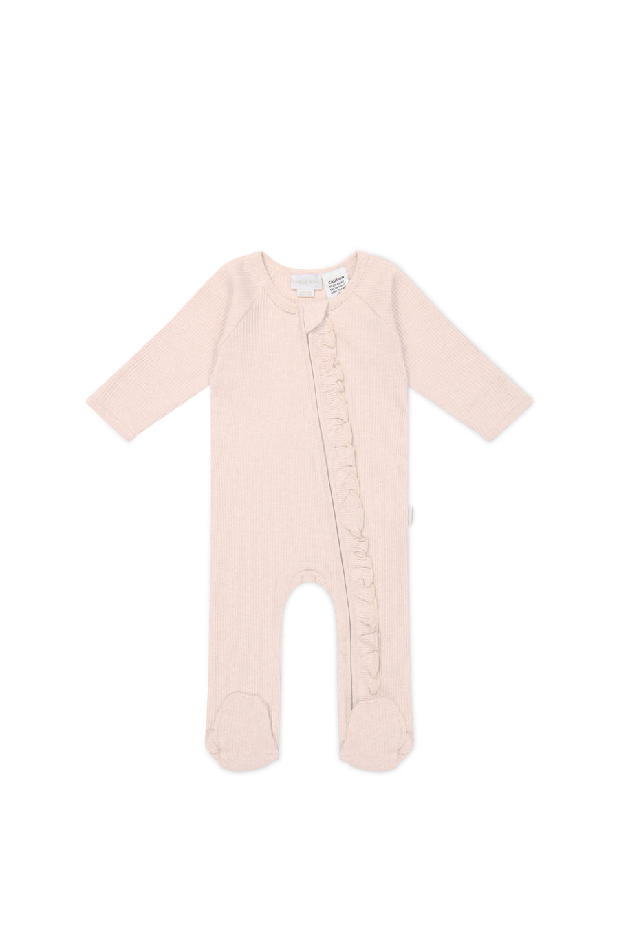 Organic Cotton Modal Melanie Onepiece - Dainty Pink Childrens Onepiece from Jamie Kay USA