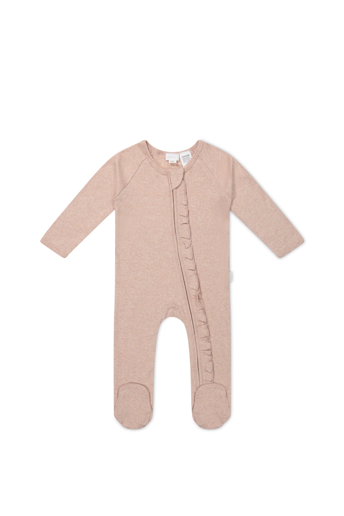 Organic Cotton Modal Melanie Onepiece - Dusky Rose Marle – Jamie Kay USA