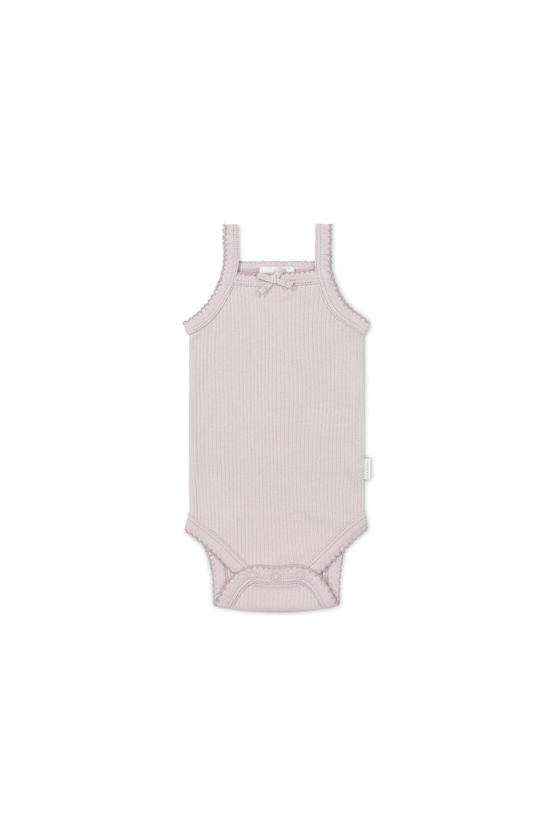 Organic Cotton Modal Singlet Bodysuit - Violet Tint Childrens Bodysuit from Jamie Kay USA