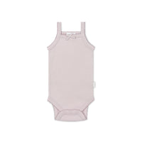 Organic Cotton Modal Singlet Bodysuit - Violet Tint Childrens Bodysuit from Jamie Kay USA