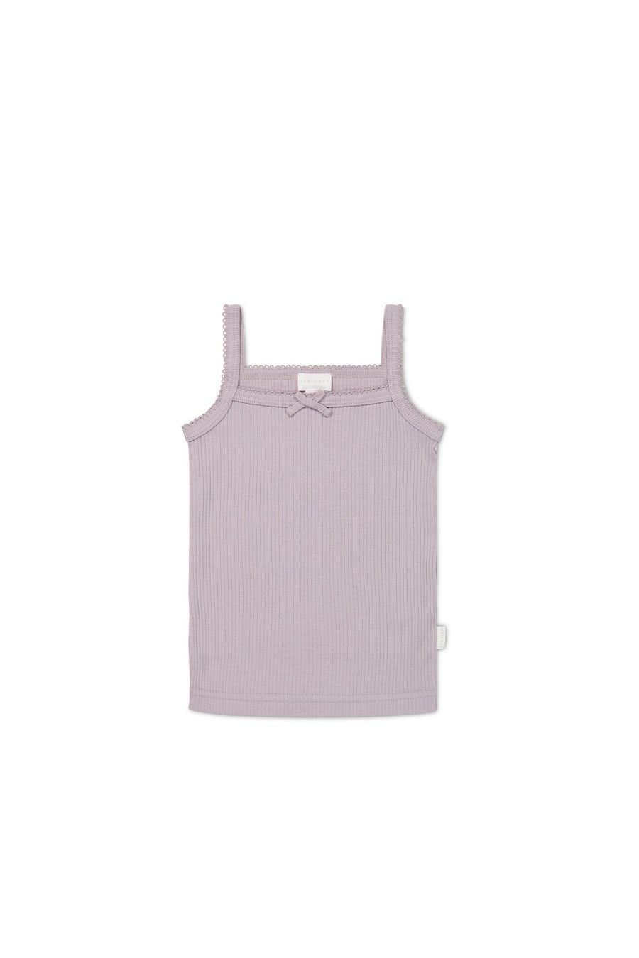 Organic Cotton Modal Singlet - Heather Haze Childrens Singlet from Jamie Kay USA