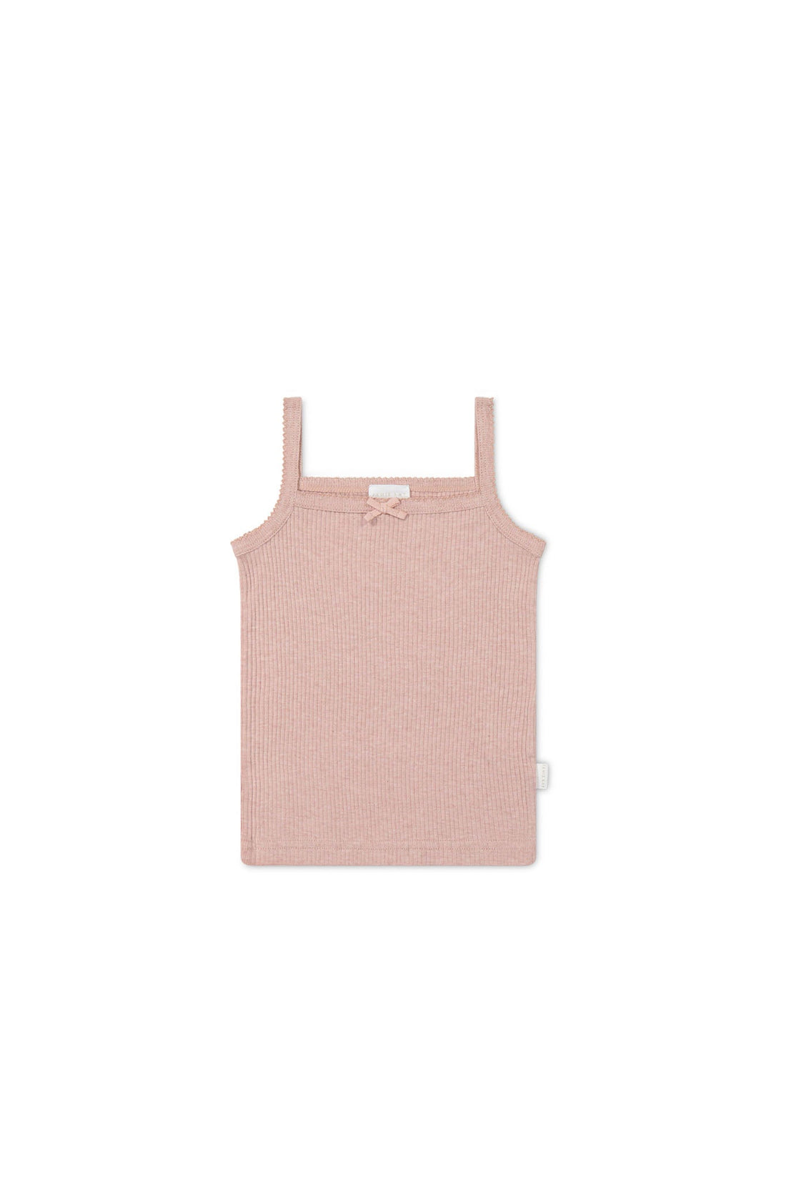 Organic Cotton Modal Singlet - Peony Marle Childrens Singlet from Jamie Kay USA