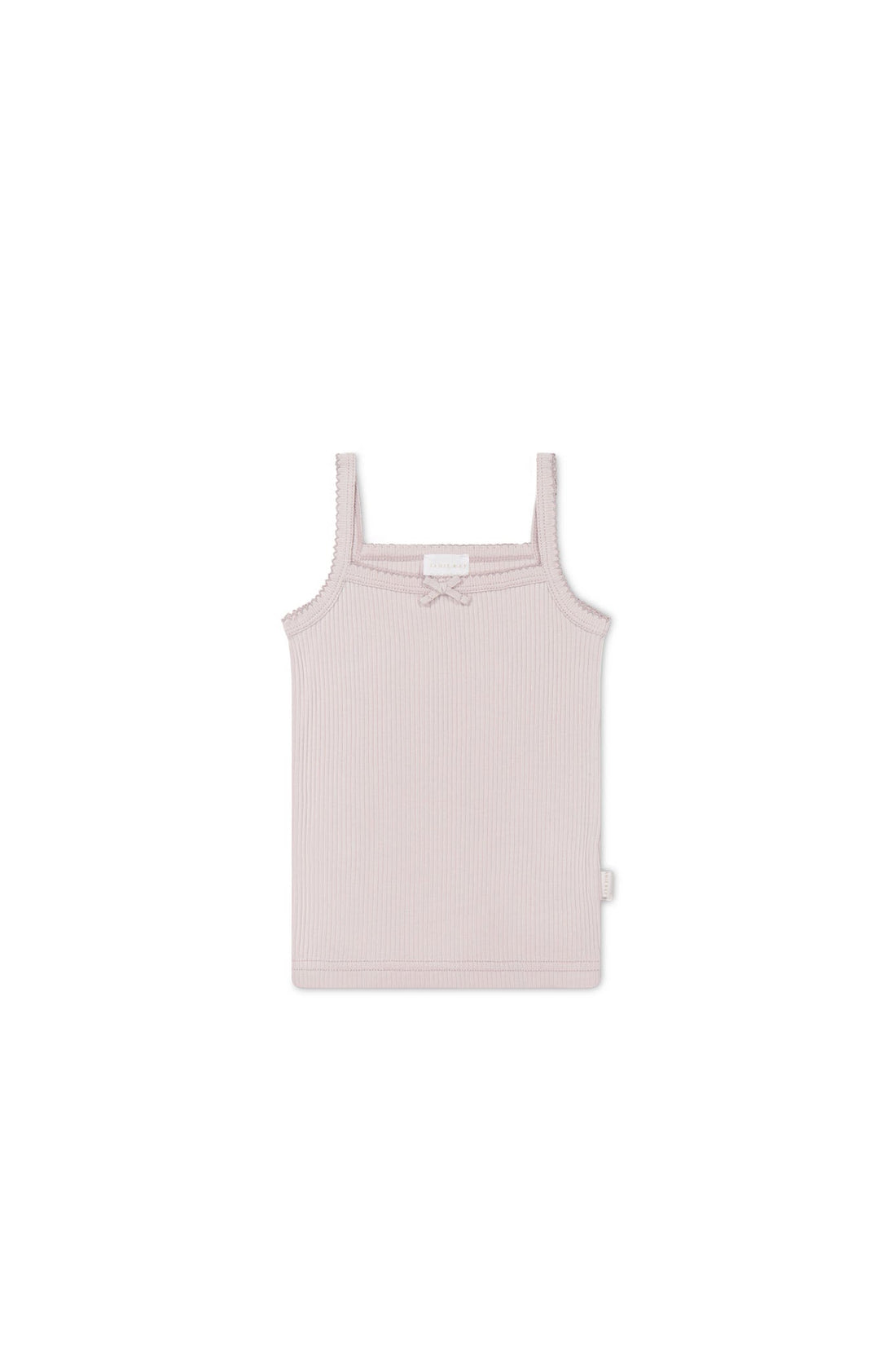 Organic Cotton Modal Singlet - Violet Tint Childrens Singlet from Jamie Kay USA