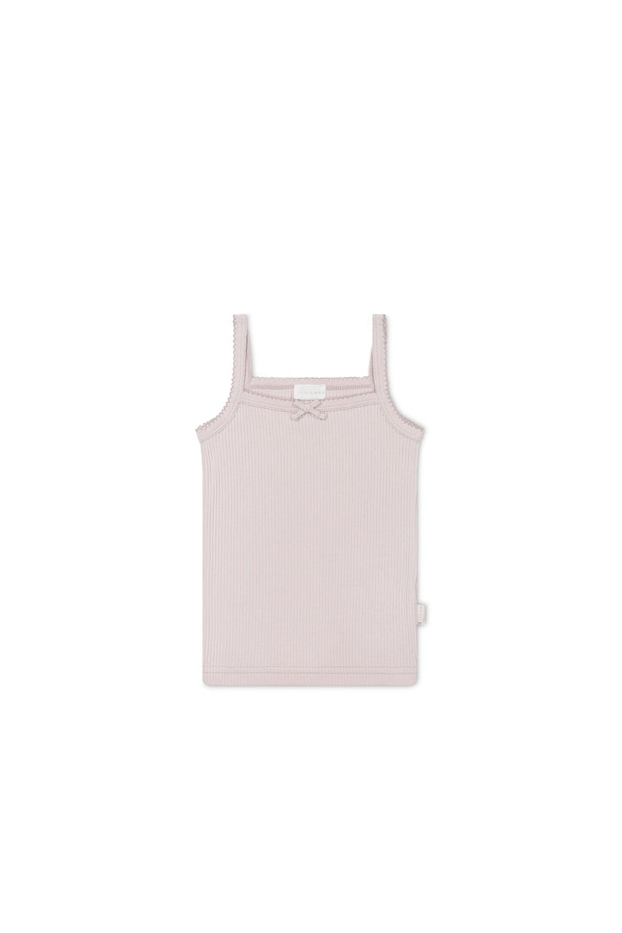 Organic Cotton Modal Singlet - Violet Tint Childrens Singlet from Jamie Kay USA