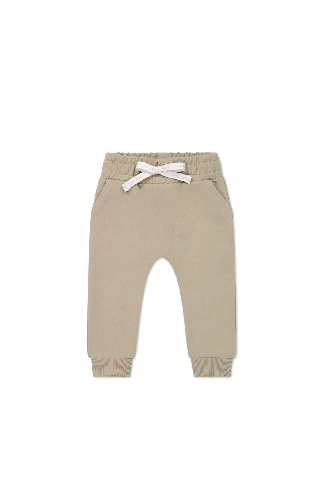 Organic Cotton Morgan Track Pant - Fawn Childrens Pant from Jamie Kay USA