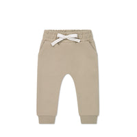 Organic Cotton Morgan Track Pant - Fawn Childrens Pant from Jamie Kay USA