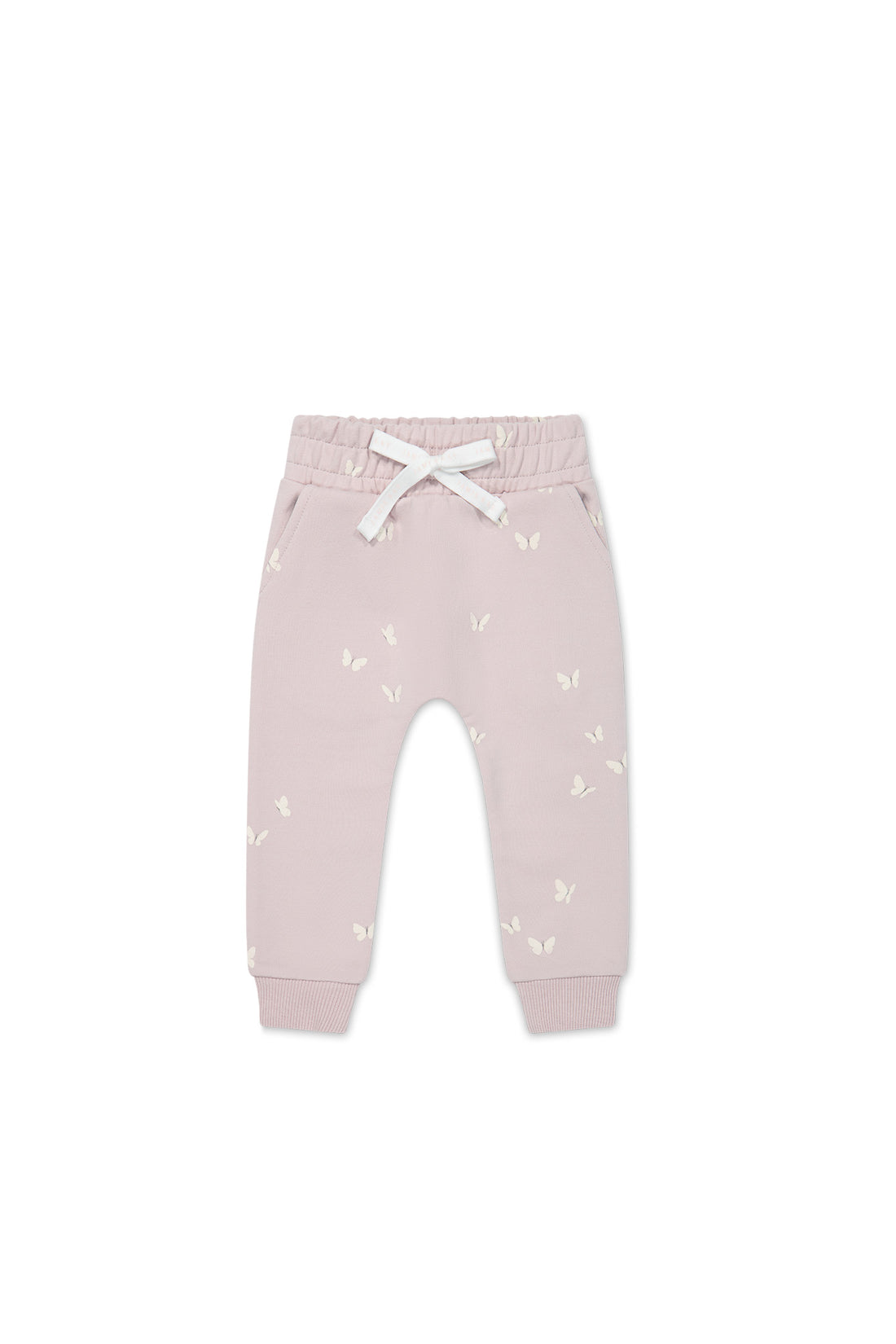 Organic Cotton Morgan Track Pant - Flutter by Lilac Childrens Pant from Jamie Kay USA