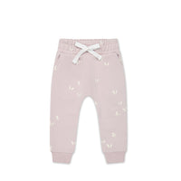 Organic Cotton Morgan Track Pant - Flutter by Lilac Childrens Pant from Jamie Kay USA