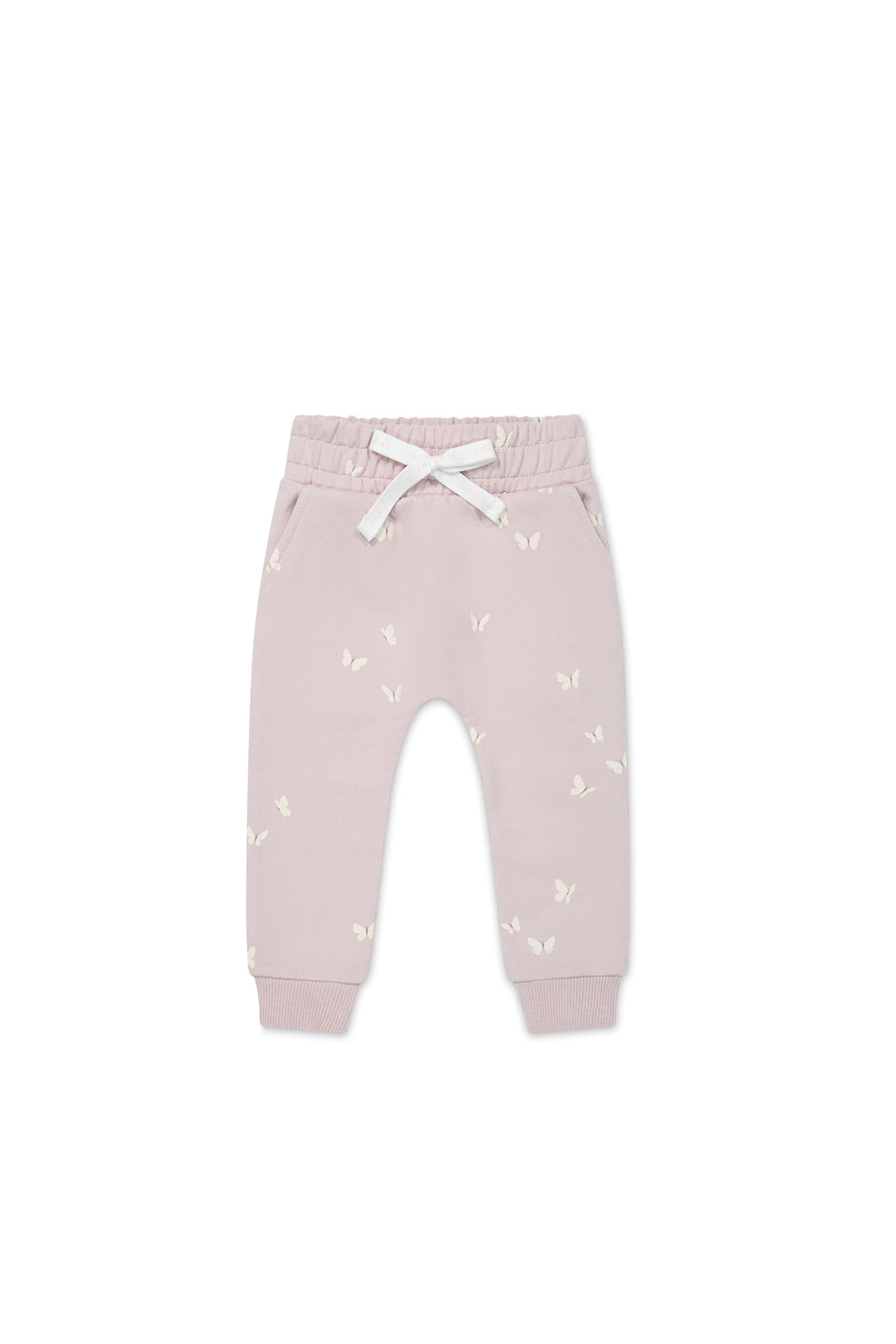 Organic Cotton Morgan Track Pant - Flutter by Lilac Childrens Pant from Jamie Kay USA