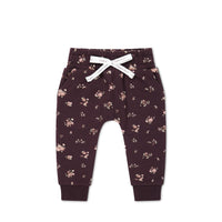 Organic Cotton Morgan Track Pant - Petite Fleur Childrens Pant from Jamie Kay USA