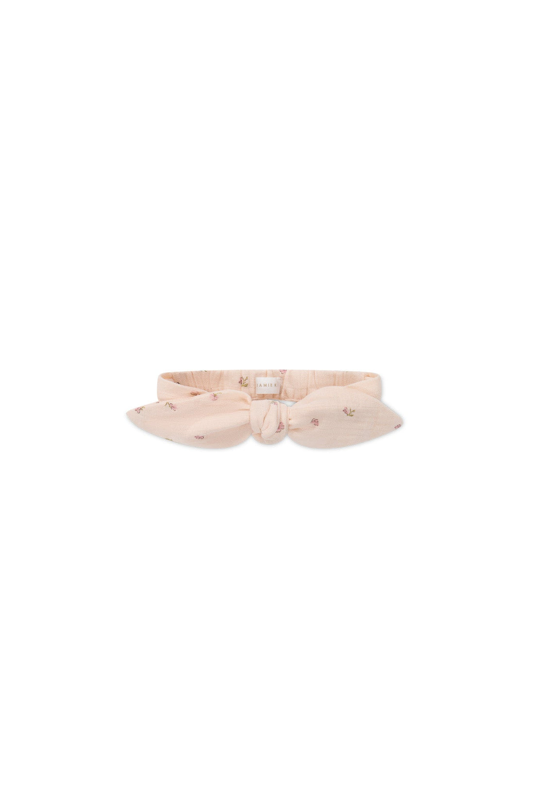 Organic Cotton Muslin Headband - Meredith Morganite Childrens Headband from Jamie Kay USA