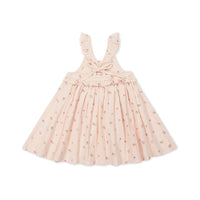 Organic Cotton Muslin Lola Dress - Meredith Morganite Childrens Dress from Jamie Kay USA