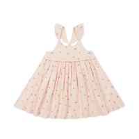 Organic Cotton Muslin Lola Dress - Meredith Morganite Childrens Dress from Jamie Kay USA