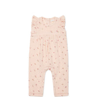 Organic Cotton Muslin Sadie Romper - Meredith Morganite Childrens Romper from Jamie Kay USA