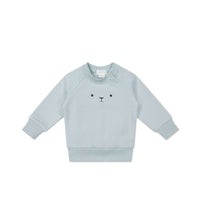 Organic Cotton Palmer Pullover - Droplet Childrens Sweatshirt from Jamie Kay USA