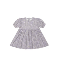 Organic Cotton Penny Dress - April Lilac Childrens Dress from Jamie Kay USA