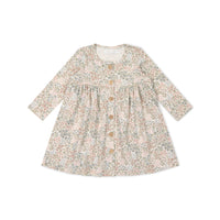 Organic Cotton Poppy Dress - April Glacier Childrens Dress from Jamie Kay USA