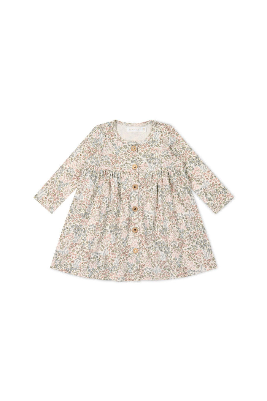 Organic Cotton Poppy Dress - April Glacier Childrens Dress from Jamie Kay USA