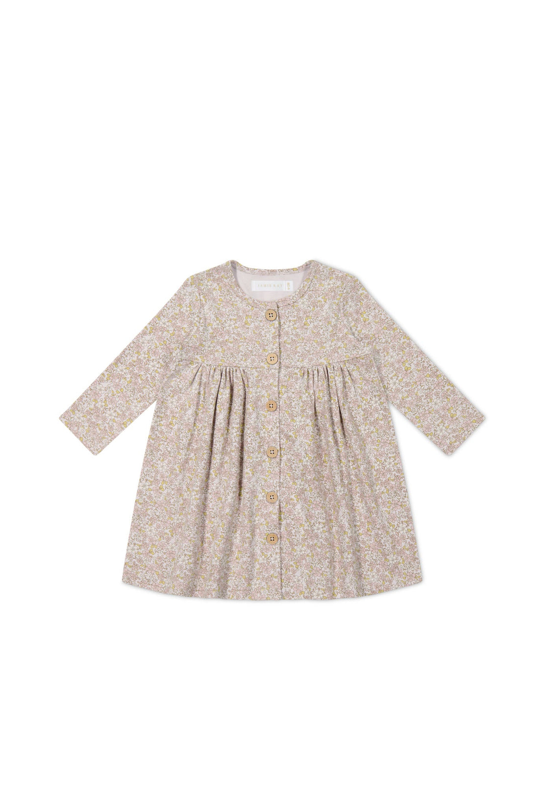 Organic Cotton Poppy Dress - Chloe Lilac Childrens Dress from Jamie Kay USA