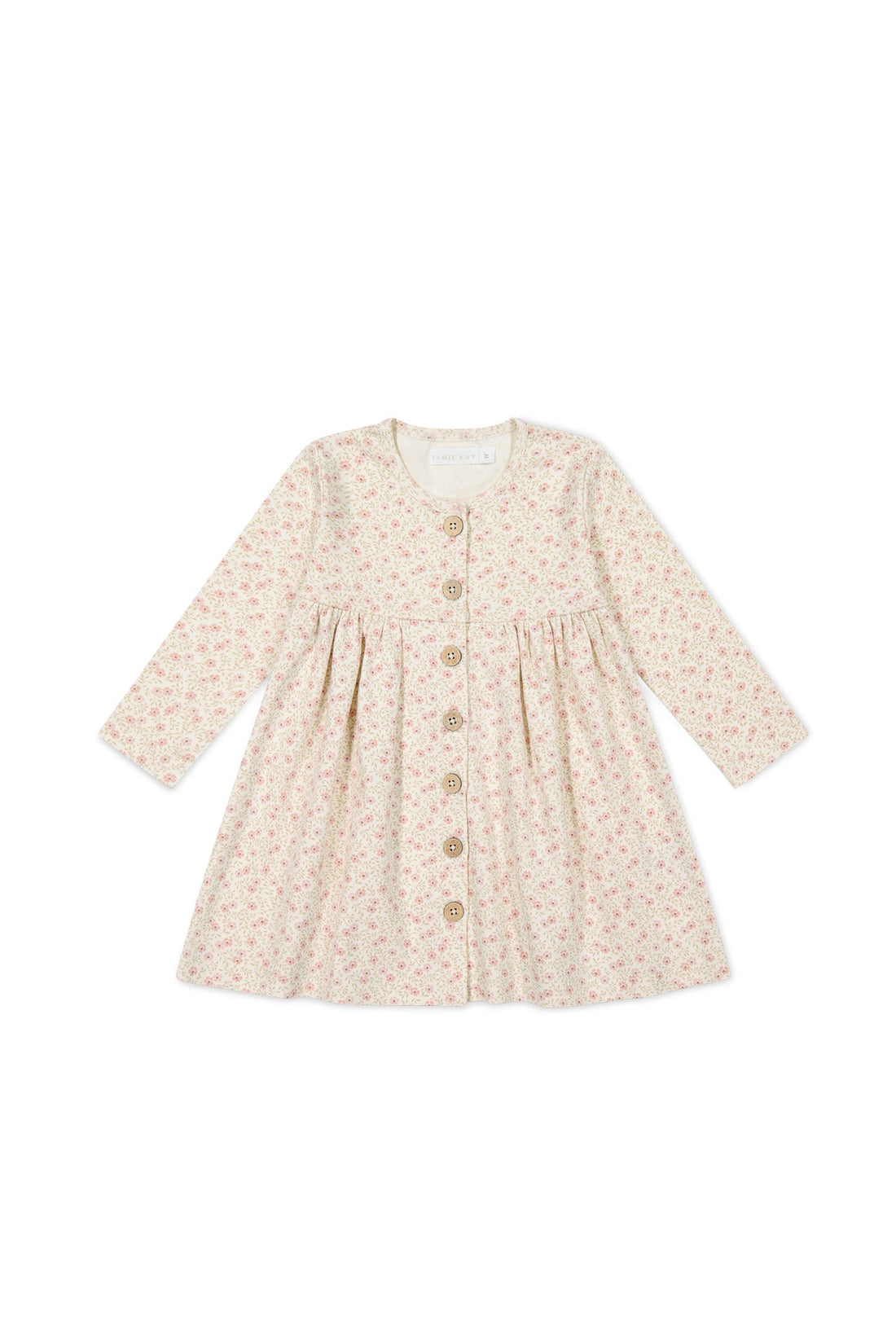 Organic Cotton Poppy Dress - Emmy Egret Childrens Dress from Jamie Kay USA