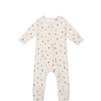 Organic Cotton Reese Zip Onepiece - Foraging Friends Childrens Onepiece from Jamie Kay USA