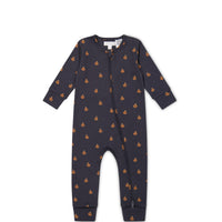 Organic Cotton Reese Zip Onepiece - Fox Cubs Constellation Childrens Onepiece from Jamie Kay USA