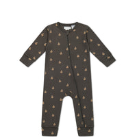 Organic Cotton Reese Zip Onepiece - Fox Cubs Wolf Childrens Onepiece from Jamie Kay USA