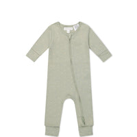 Organic Cotton Reese Zip Onepiece - Fresh Apples Abbey Stone Childrens Onepiece from Jamie Kay USA