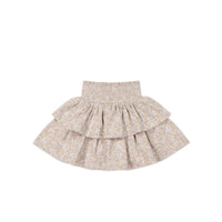 Organic Cotton Ruby Skirt - Chloe Lilac Childrens Skirt from Jamie Kay USA