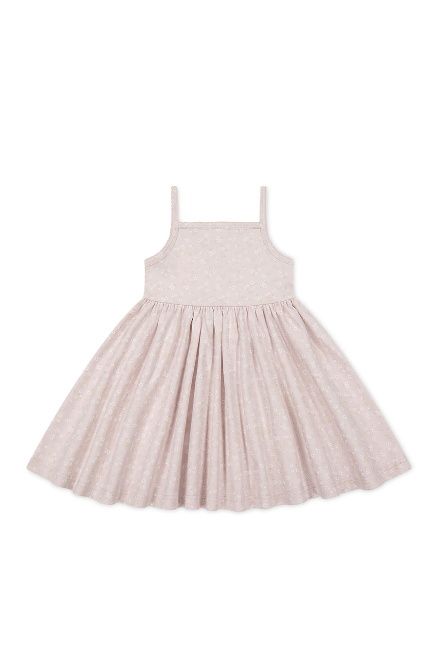 Organic Cotton Samantha Dress - Addie Lilac Childrens Dress from Jamie Kay USA