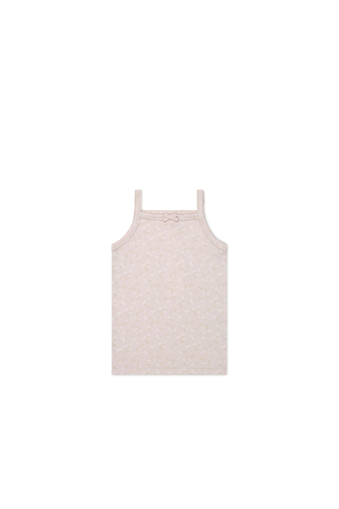 Organic Cotton Singlet - Addie Lilac Childrens Singlet from Jamie Kay USA