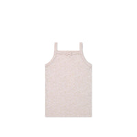 Organic Cotton Singlet - Addie Lilac Childrens Singlet from Jamie Kay USA