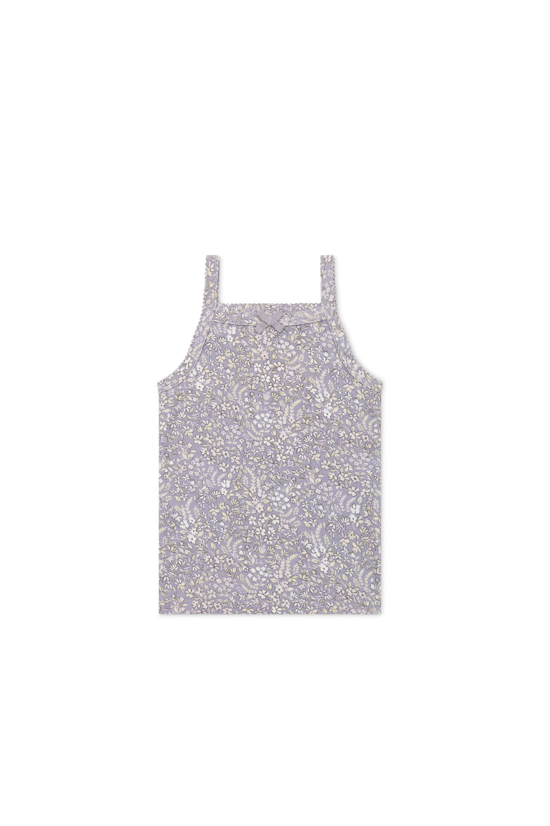 Organic Cotton Singlet - April Lilac Childrens Singlet from Jamie Kay USA