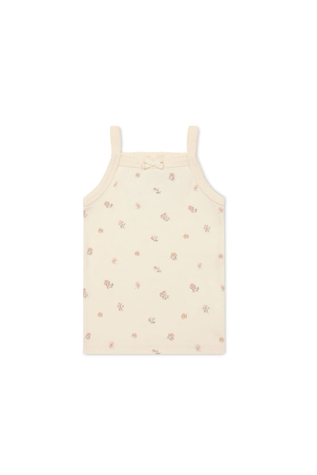 Organic Cotton Singlet - Meredith Egret Childrens Singlet from Jamie Kay USA